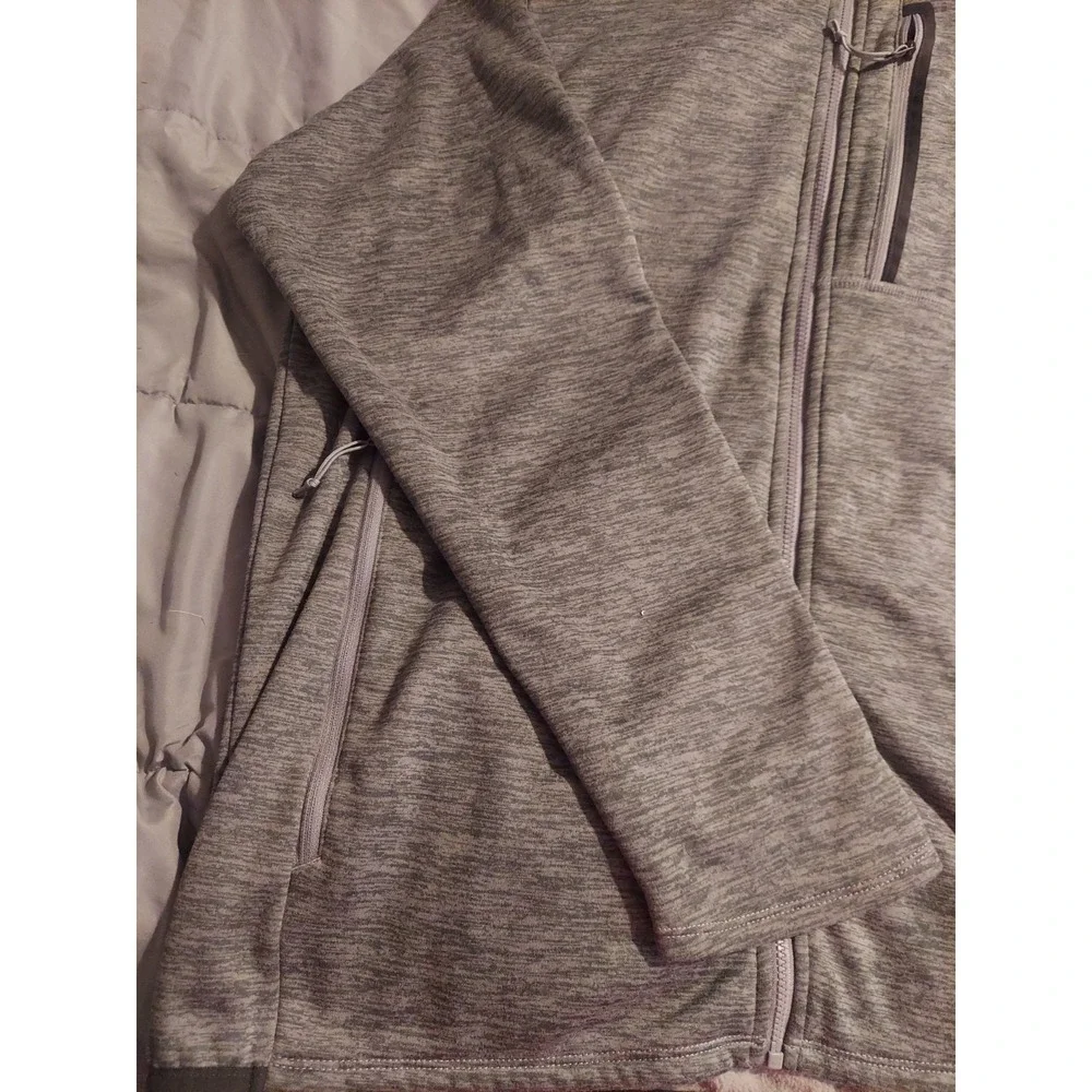 The North Face Men Canyonlands Full Zip Fleece Jacket Size XL TG Gray Coat Y2k